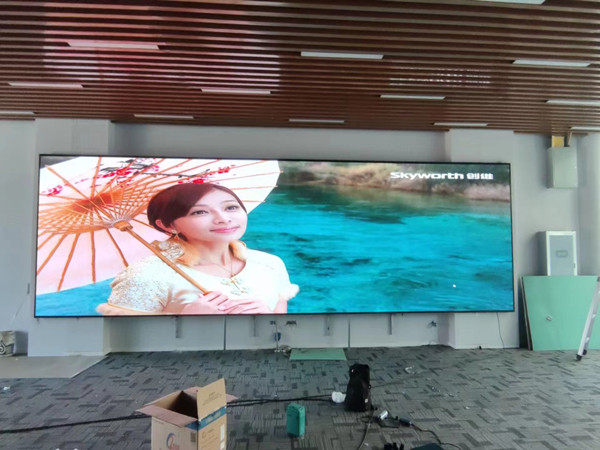 鹰潭市P1.53led小间距屏安装案例